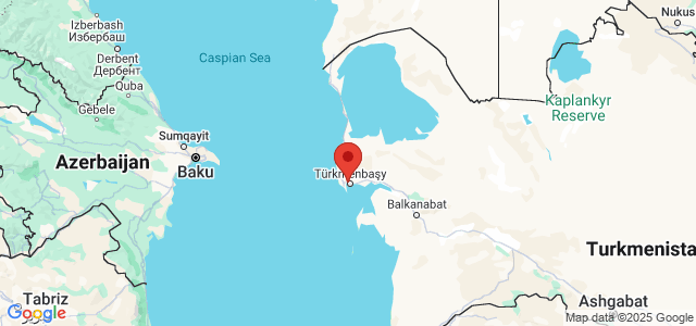 Landkaart Turkmenbashi