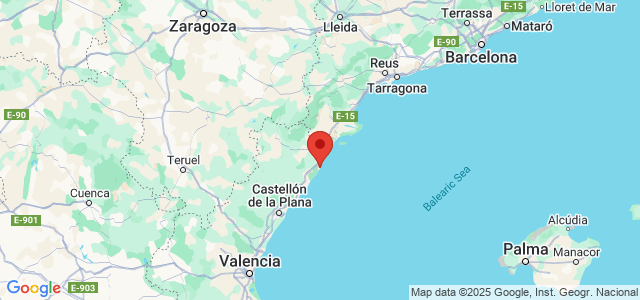 Landkaart Peñíscola