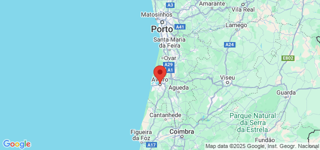 Landkaart Aveiro