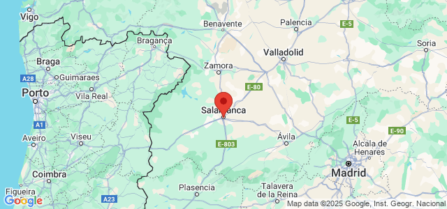 Landkaart Salamanca
