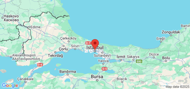 Landkaart Istanbul