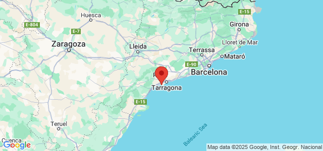 Landkaart Salou