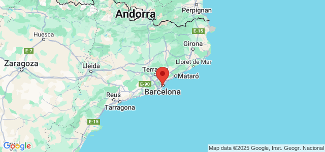 Landkaart Barcelona