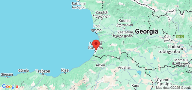 Landkaart Batumi
