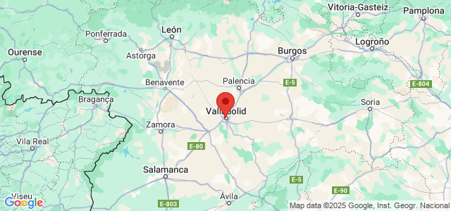 Landkaart Valladolid