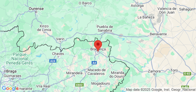 Landkaart Bragança