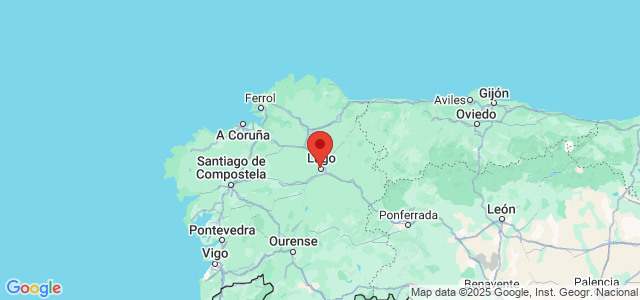 Landkaart Lugo