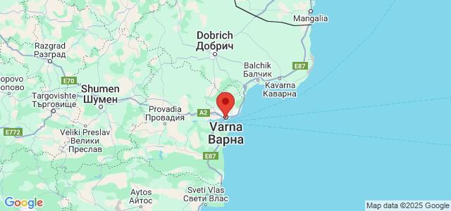 Landkaart Varna