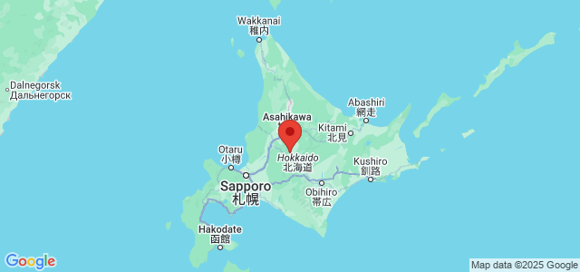 Landkaart Hokkaido