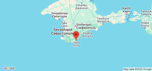 Landkaart Yalta
