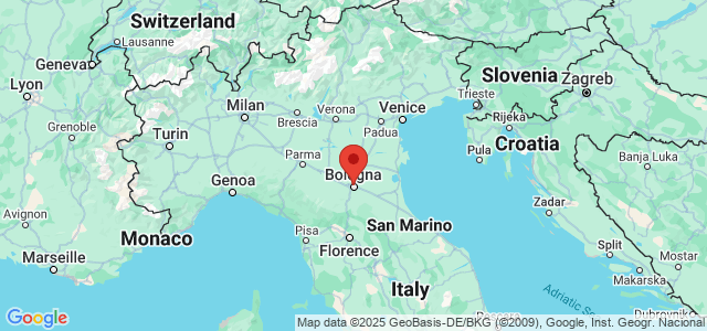 Landkaart Bologna