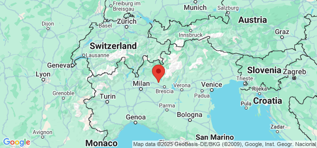 Landkaart Lombardije