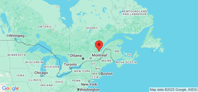 Landkaart Québec