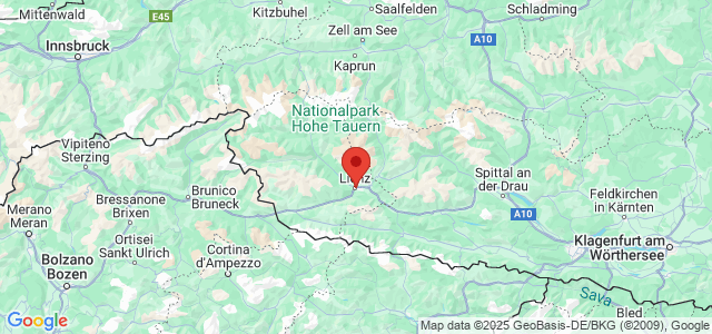 Landkaart Lienz