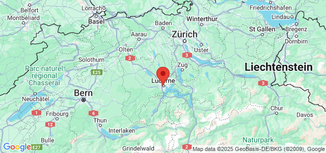 Landkaart Luzern