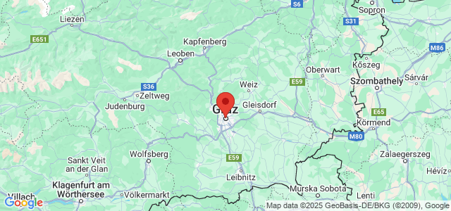 Landkaart Graz