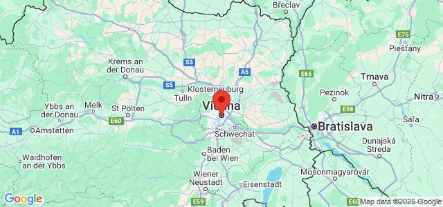 Landkaart Wenen