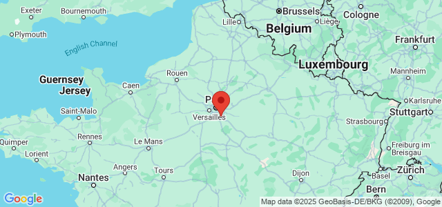 Landkaart Île-de-France