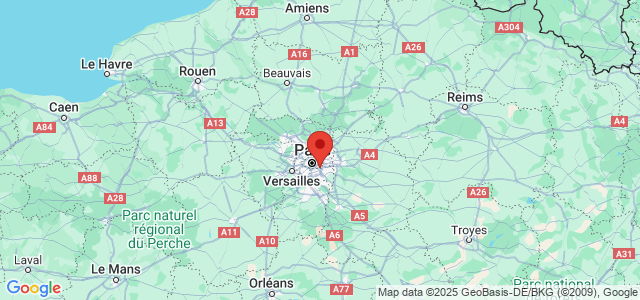 Landkaart Parijs