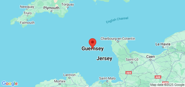 Landkaart Guernsey