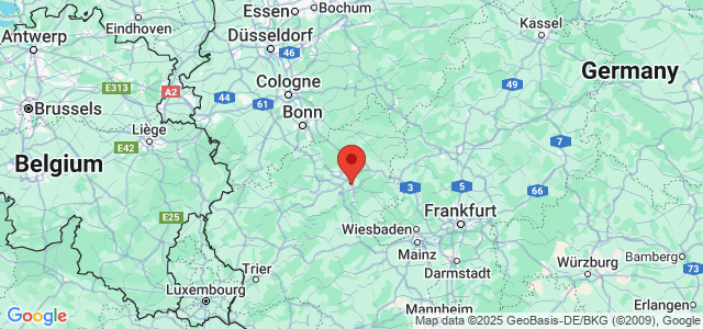 Landkaart Koblenz