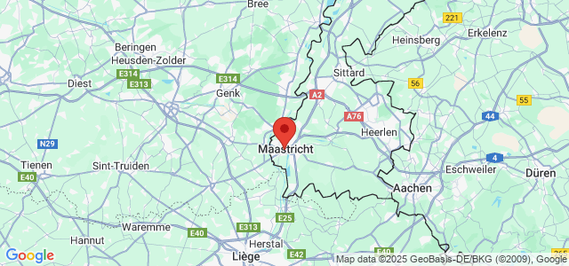 Landkaart Maastricht
