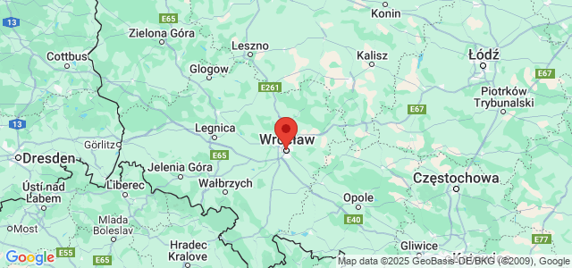 Landkaart Wroclaw