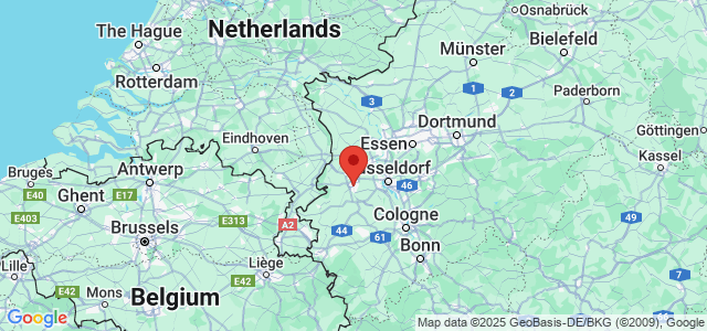 Landkaart Mönchengladbach