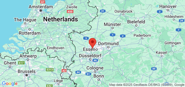 Landkaart Oberhausen