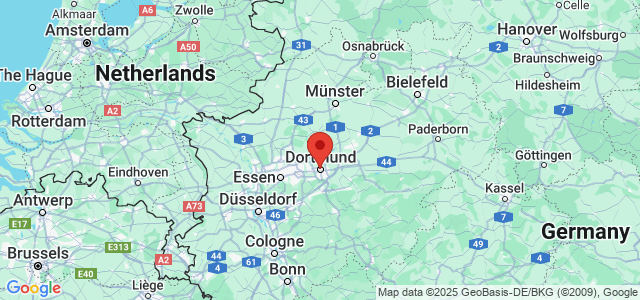 Landkaart Dortmund