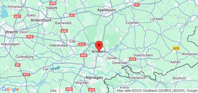 Landkaart Arnhem