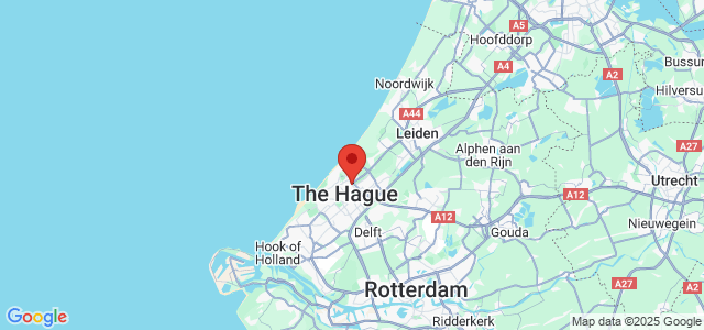 Landkaart Den Haag