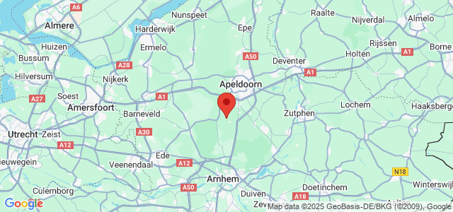 Landkaart Gelderland
