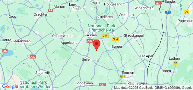 Landkaart Drenthe