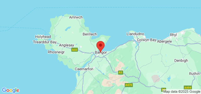 Landkaart Bangor