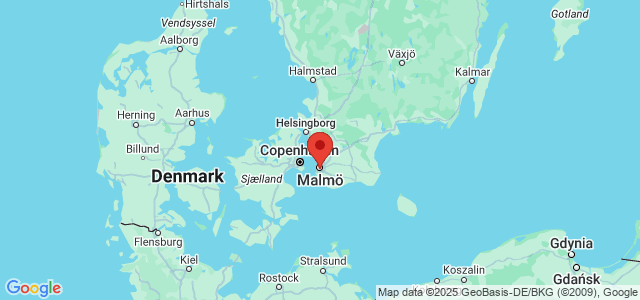 Landkaart Malmö