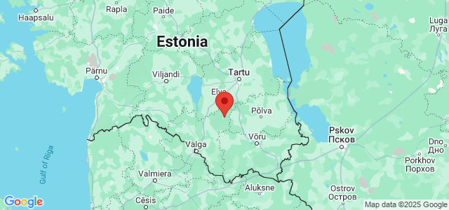 Landkaart Otepää