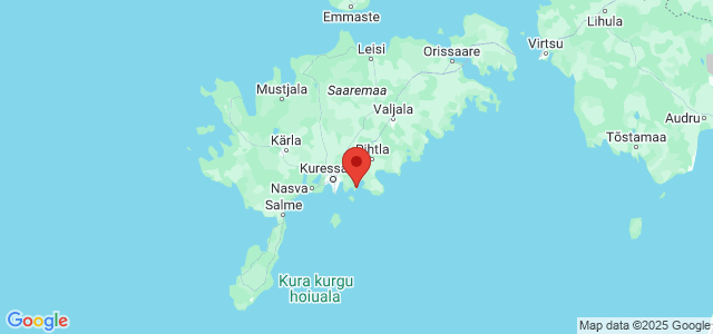 Landkaart Saaremaa