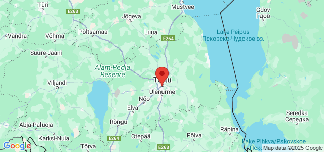 Landkaart Tartu