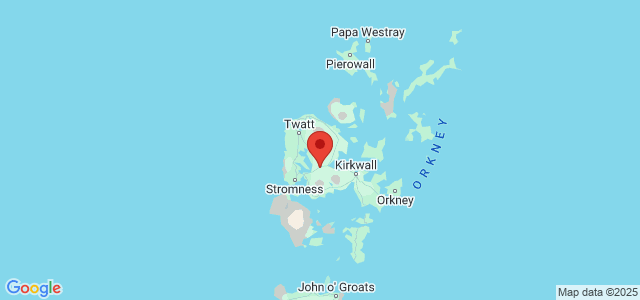 Landkaart Shetlandeilanden