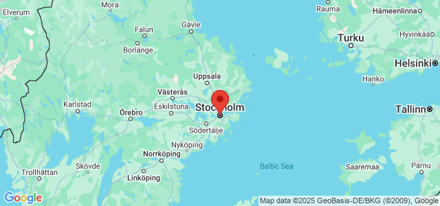Landkaart Stockholm