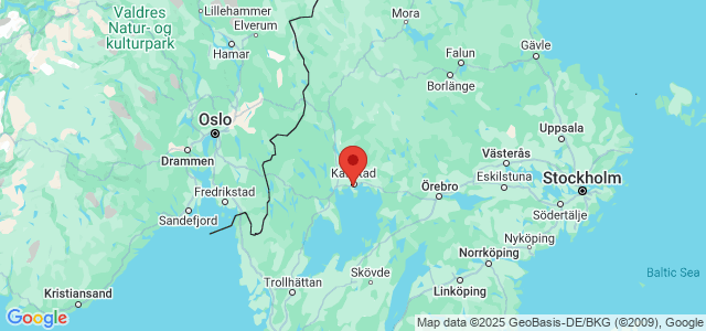 Landkaart Karlstad