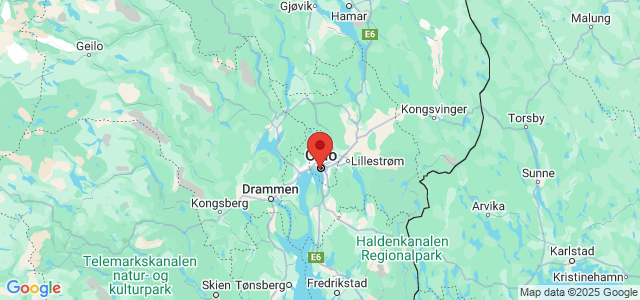 Landkaart Oslo