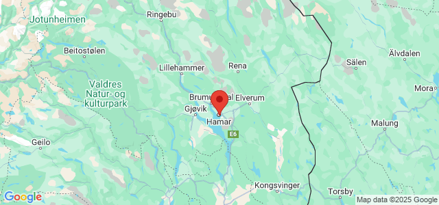 Landkaart Hamar