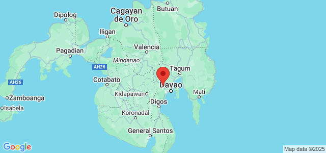 Landkaart Davao City