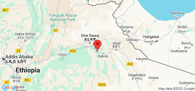 Landkaart Harar