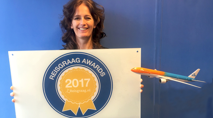 KLM met de Reisgraag Award 2017