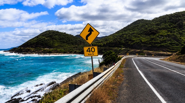 Kustweg in Australië