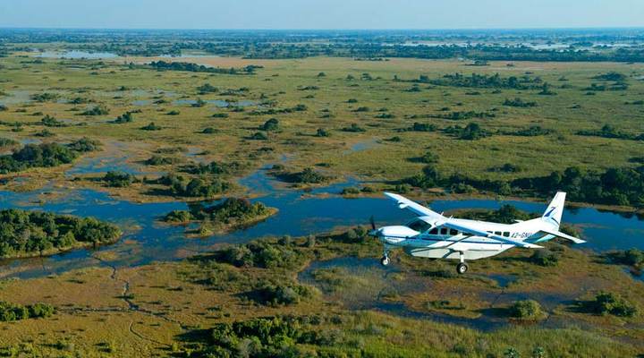 Airsafari in Botswana met Luxe Reizen Afrika