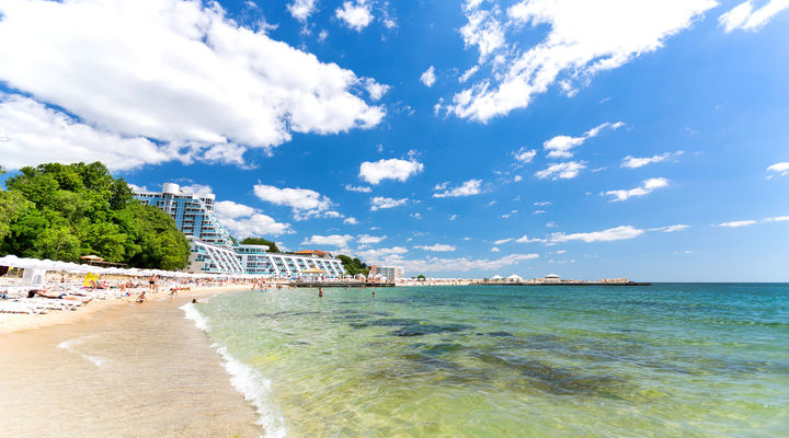 Een strand bij Varna